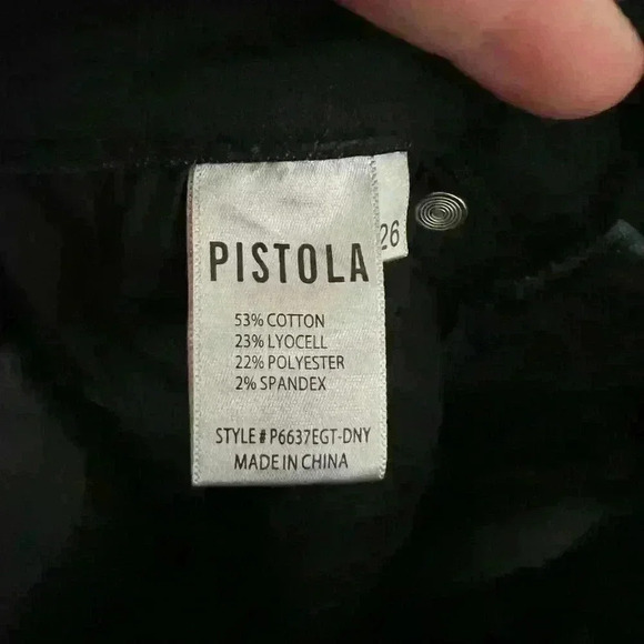 PISTOLA Dark Denim Skinny Leg Jeans Size 26 EUC - Picture 6 of 6